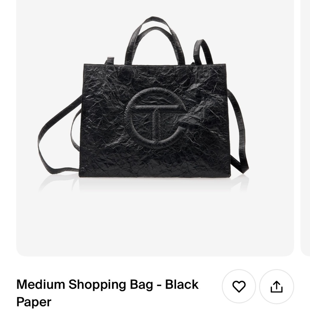 Brand new condition telfar paper bag & matching wallet